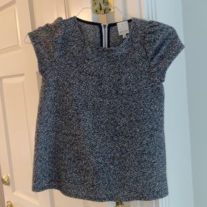 Ella Moss girls size 10 cap sleeve tweet top